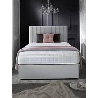 Shire Beds Liberty 1000 Pocket Memory Mattress And Upholstered Divan Base Bed Set (Headboard Sold Separately) - Fsc&Reg; Certified