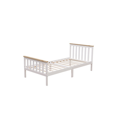 Starlight Beds Somnium Shaker Wooden Bed Frame - White / 6ft Super King 180cm by 200cm