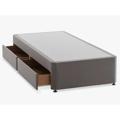 Standard Divan Base with Storage and Headboard Options - 5FT King 150cm x 200cm / 4 Drawers / No Headboard