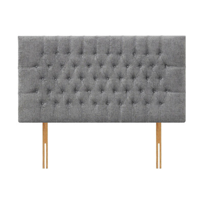Standard Divan Base with Storage and Headboard Options - 5FT King 150cm x 200cm / 4 Drawers / Button Pleat
