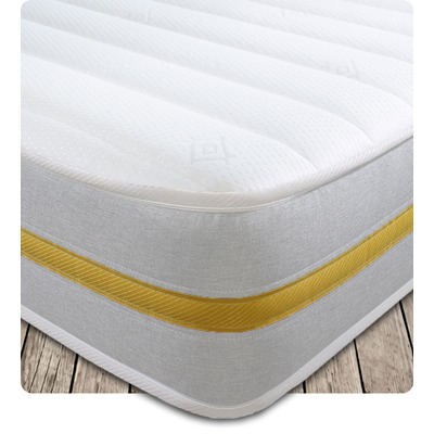 Starlight Beds™ 7.25" Deep Budget Friendly Single Memory Foam with Spring Mattress suitable for everyone - 5ft King Mattress (150cm by 200cm)