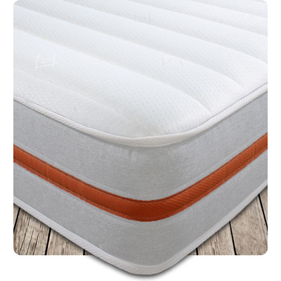 Starlight Beds™ 7.5" Deep Memory Foam with Spring Eco friendly and Budget friendly Mattress suitable for everyone - 2ft6 Small Single Mattress (75cm b