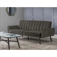 Julian Bowen Afina Grey Velvet Sofa Bed