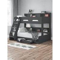 Julian Bowen Riley Triple Sleeper Bunk Bed - Anthracite