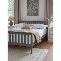 Very Home Dawson Wooden Bed With Mattress Options (Buy &Amp; Save!) - Grey - Bed Frame With Memory Mattress