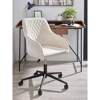 Very Home Diamond Fabric Office Chair - Natural - Fsc Certified