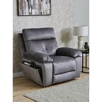 Very Home Ivana Fabric Power Recliner Armchair With Usb Charging And Storage
