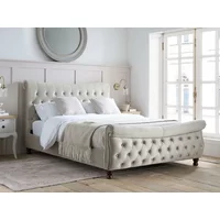 Birlea Copenhagen Stone Fabric Bed Frame - 6ft Super King Size