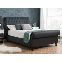 Birlea Castello Super King Charcoal Fabric Bed