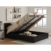 Birlea Berlin Ottoman Faux Leather King Size Brown Ottoman Bed