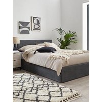Very Home Porto End Lift Up Storage Ottoman Bed With Mattress Options (Buy &Amp; Save!) - Dark Grey - Fsc&Reg; Certified - Bed Frame Only