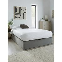 Very Home Duncan End Lift Up Storage Ottoman Bed With Mattress Options (Buy &Amp; Save!) - Grey - Bed Frame Only