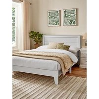 Very Home Atlanta Bed Frame With Mattress Options (Buy &Amp; Save!) - White - Bed Frame With Memory Mattress