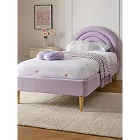 Very Home Rainbow Children'S Single Bed Frame With Mattress Options (Buy And Save!) - Lilac - Fsc&Reg; Certified  - Bunk Bed With Standard Mattress