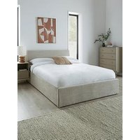 Very Home Porto End Lift Up Storage Ottoman Bed With Mattress Options (Buy &Amp; Save!) - Natural - Fsc&Reg; Certified - Bed Frame With Memory Mattress