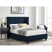Limelight Polaris Double Navy Fabric Bed