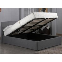 Heartlands Furniture Fusion Grey Fabric Ottoman King Size Ottoman Bed