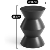 Calendes Solid Mango Wood Side Table