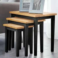 Calia Wood Nesting Side Tables (Set of 3)