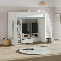 Raya Wood Highsleeper TV Bed