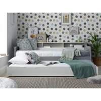 Bedmaster Tyler Guest Bed Single Grey and White Guest Bed