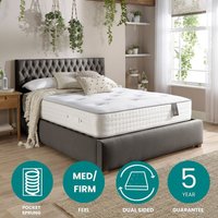 Aspire Luxury 7000 Pocket Climate Cool Dual Sided Natural Wool Mattress