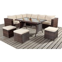 Eden Corner Garden Dining Set
