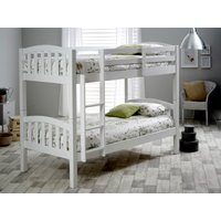 Bedmaster Mya Bunk Single White Bunk Bed