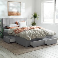 Orion Four Drawer Storage Bed - Optional Mattress