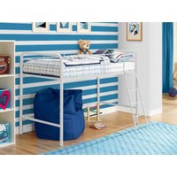 Dorel Midsleeper Bunk Bed Single White Bunk Bed