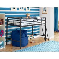 Dorel Midsleeper Bunk Bed Single Black Bunk Bed