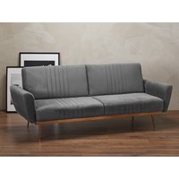 LPD Furniture Nico Sofa Bed Grey Sofa Bed