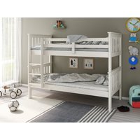 Bedmaster Carra Bunk Bed Single White Bunk Bed
