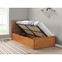 Bedmaster Francis Single Oak Ottoman Bed