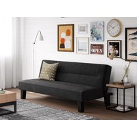 Dorel Kebo Black Velvet Sofa Bed