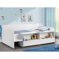 Julian Bowen Stella Low Sleeper Single White Cabin Bed