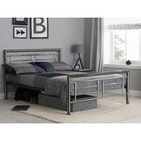 Birlea Montana King Size Nickel and Chrome Metal Bed