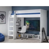 Julian Bowen Nebula 3ft Single White Wooden Gaming Bed