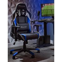 X Rocker Agility Black/Blue Junior Pc Office Gaming Chair