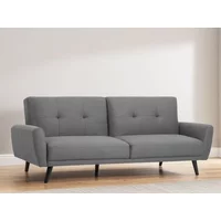 Julian Bowen Monza Grey Linen Sofa Bed