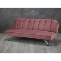 LPD Brighton Pink Fabric Sofa Bed